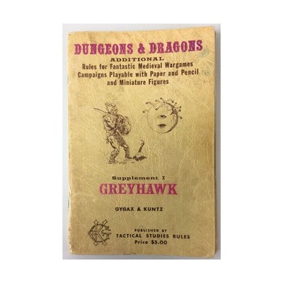 TSR Basic D&D Supplement #1 - Greyhawk (1st) Fair