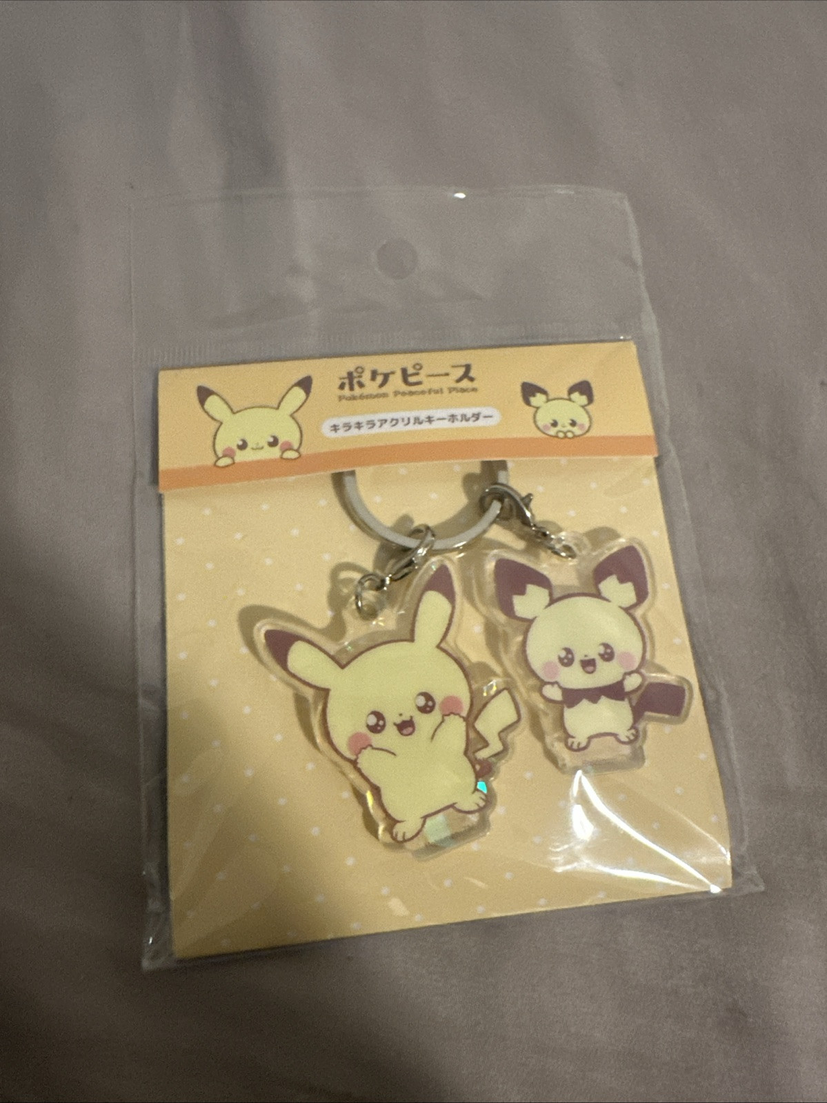 Pokémon Peaceful Place Keychain: Pikachu