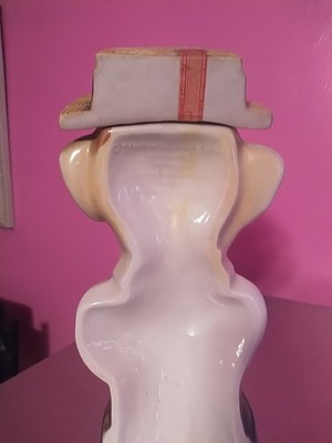 70sレアMortimer Snerd俳優ジンビームデカンタアメリカアンティーク