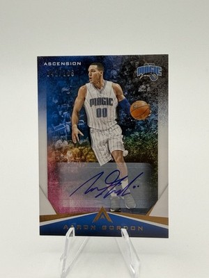 Aaron Gordon 2017-18 Panini Ascension #80 Signed Auto #42/106 Orlando Magic