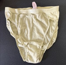 NWT Victoria  s Secret Large 100 Cotton Logo High Leg Brief Bikini Panties RARE