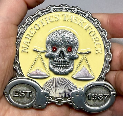#ad 💥Morris County New Jersey Narcotics Task Force Challenge Coin $55.00