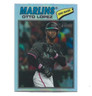 2026 Topps Heritage Miami Marlins Otto Lopez Chrome Refractor card