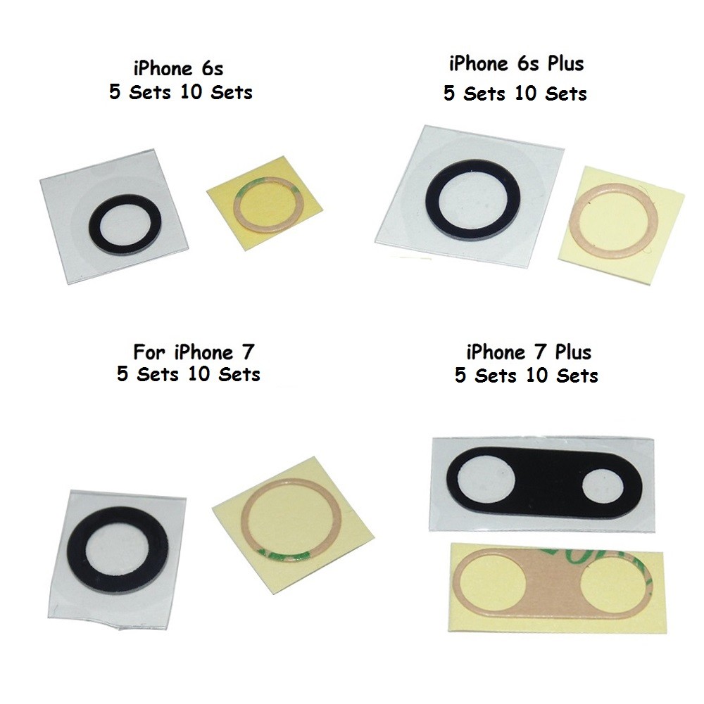 For iPhone 6s Plus X XS XR 11 12 13Mini Pro Max Rear Camera Lens Glass  Cover