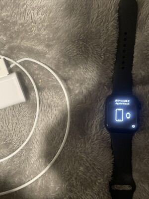 Good Condition Apple Watch Series 45mm Black GPS Cellular