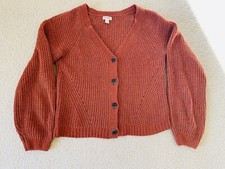 EUC- Cat Jack girls s sweater brown size 14-16