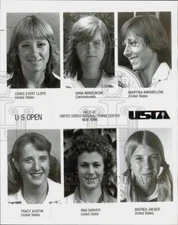 Press Photo U.S. Open Tennis Competitors - srp38127
