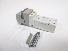 New SMC SY3245-5 Pneumatic Solenoid Valve, Dual Body, 5-Port, 2-Pos Double, 24V
