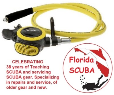 NEW AQUALUNG ABS 2nd Stage Octopus + LP Hose SCUBA Regulator Titan Apex DiveRite