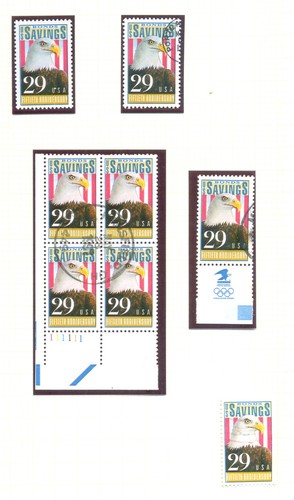 USA 1991 issues mint, used, blocks - Picture 10 of 20