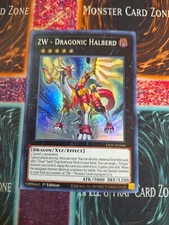 Yu-Gi-Oh! ZW - Dragonic Halberd LIOV-EN040 Super Rare 1st Edition Near Mint