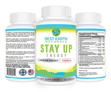 Stay Up Energy by Best Earth Naturals Buy 2 Get 1 FREE 3 Pack