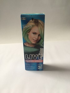 Schwarzkopf Live Pastel Spray Mint Green 125ml Temporary Hair Colour Dye New Ebay