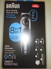 Braun All-in-One Style Kit Series 5 5471, 8-in-1 Trimmer for Men with Beard