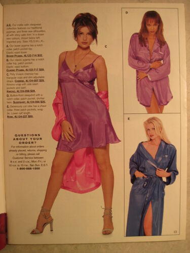 1997 Victoria's Secret Fall Lingerie Catalog Seymour Christensen Ghauri  Stewart