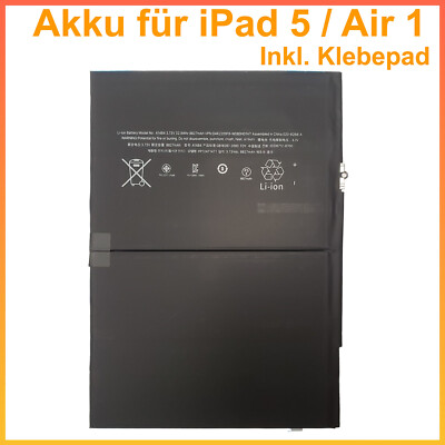 MH HIgh Capacity Battery 8827mAh für iPad 5 / Air 1 A1474 A1475 A1476 Akku A1484