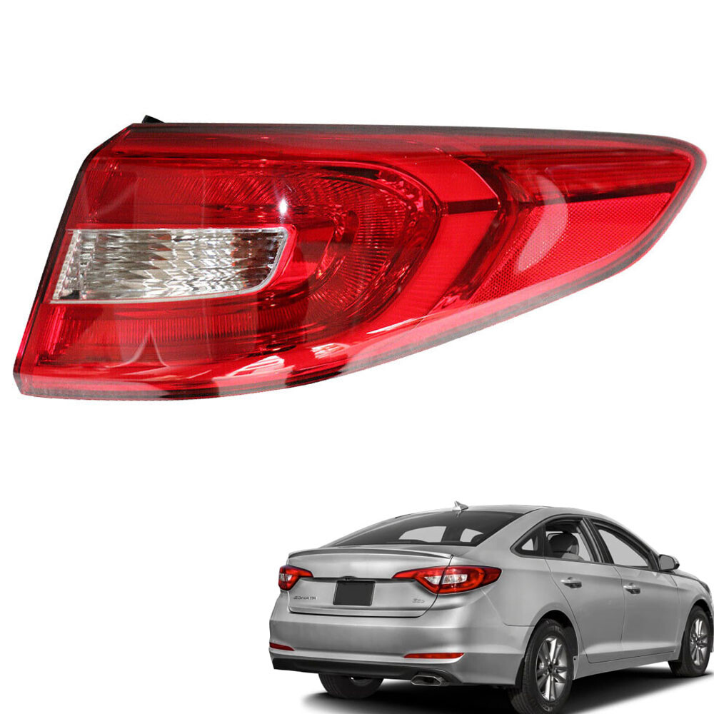 Right Passenger Side Outer Tail Light Rear Lamp For Hyundai Sonata 2015-2017
