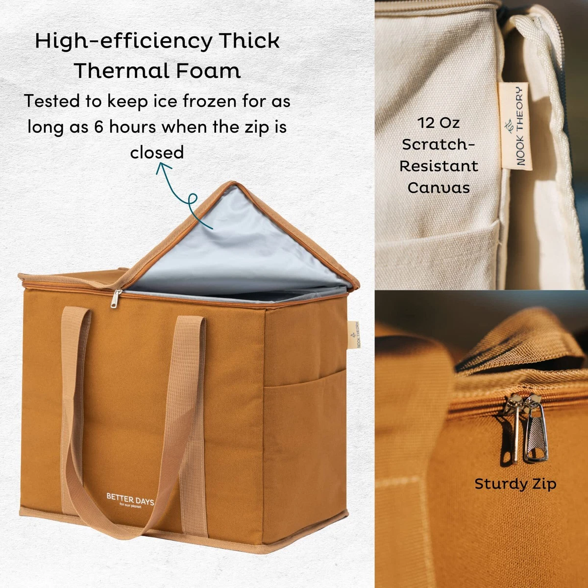 Large insulated grocery bag deals