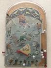 Vintage Antique Table Top Ice Hockey Pin Ball MARX Toy Game Sport Arcade Metal