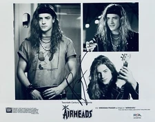 PSA DNA Brendan Fraser Signed ✍️ 8x10 Airheads 1994 Comedy Movie Publicity Photo
