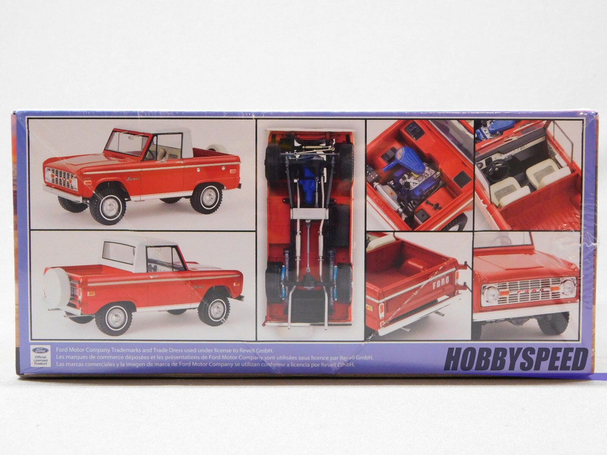 REVELL FORD BRONCO HALF CAB PLASTIC MODEL KIT 1:25 SCALE skill 5