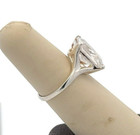 Sterling Silver Cubic Zirconia Solitaire Ring Size 7 Emerald Cut CZ — photo 4
