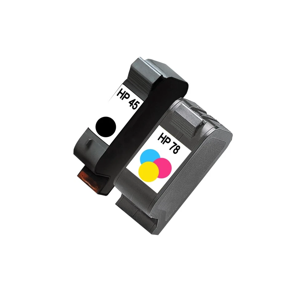TINTE PATRONEN für HP 45+78 DeskJet 930C 970CXI 1220C 1280 REFILL DRUCKERPATRONE - Bild 3 von 4