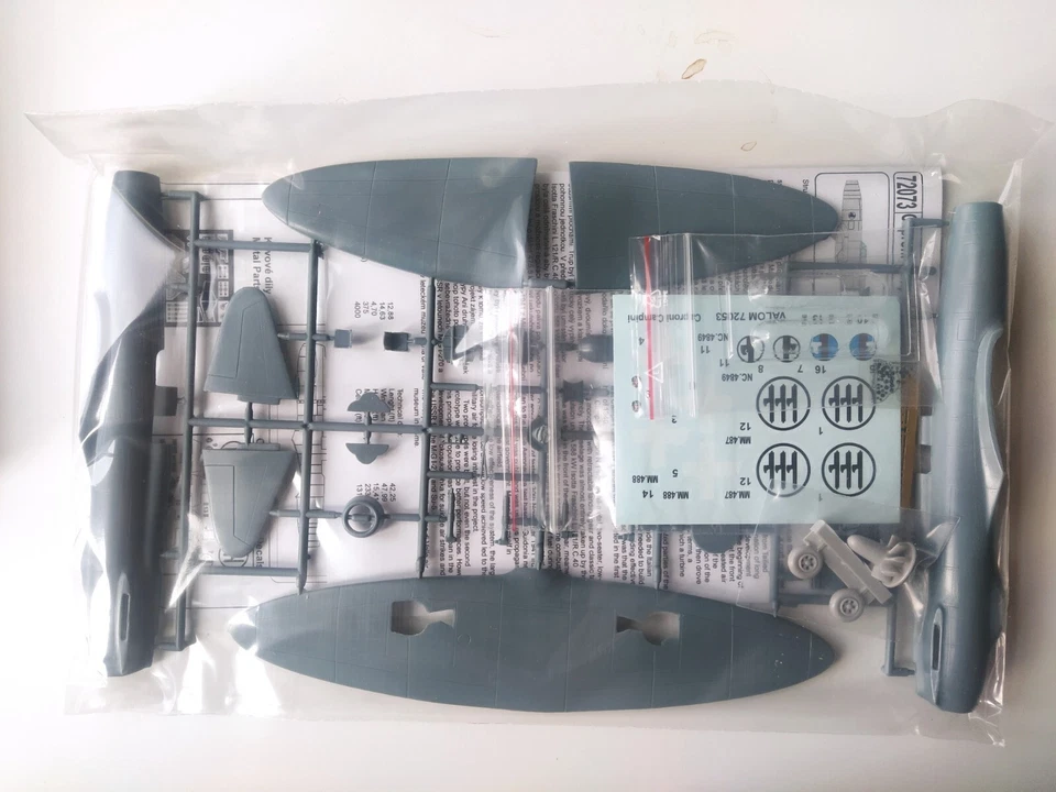 Caproni Campini N.1 Italian experimental jet air,1:72-Valom(S.TRACCIATA) - Immagine 3 di 3