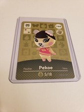  SUPER SALE Pekoe  160 Animal Crossing Amiibo Card AUTHENTIC Series 2 NEW  