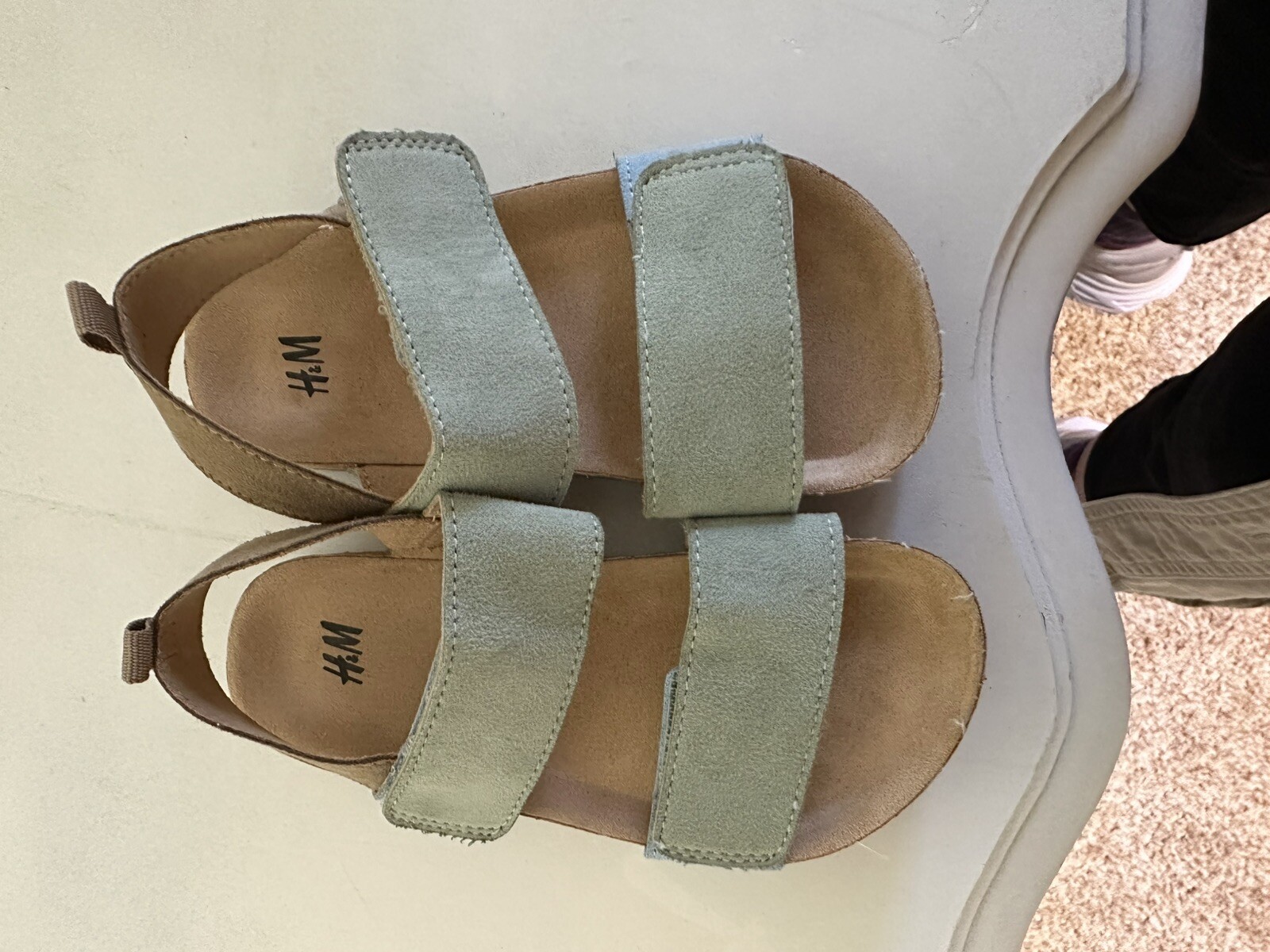 H&M Baby Sandals Light Blue Chambray shoes size 8.5 Toddler thumbnail 9