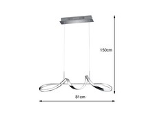 Lampada Da Parete Led Reality Perugia, Cromo - 6