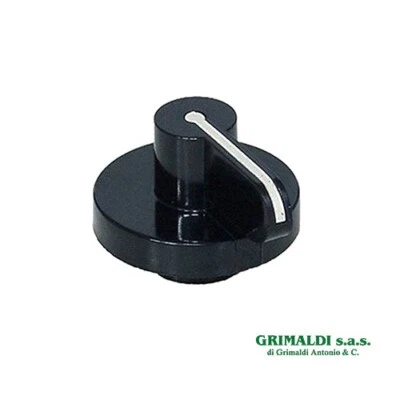 MANOPOLA FUOCO NERA TIPO BASSO CUCINA A GAS PIANO COTTURA SMEG 694971493