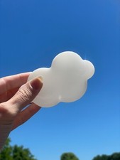 Pipa in vetro nuvola 4" tabacco pipa fumo pipa manuale Cottagecore Fairy Vibe