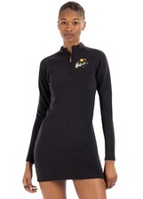 NIKE Women's Sportswear Essential Logo Twist Dress sz M Medium Black Swoosh