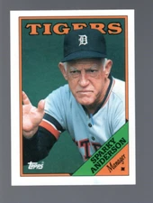 1988 Topps Tiffany Sparky Anderson #14 