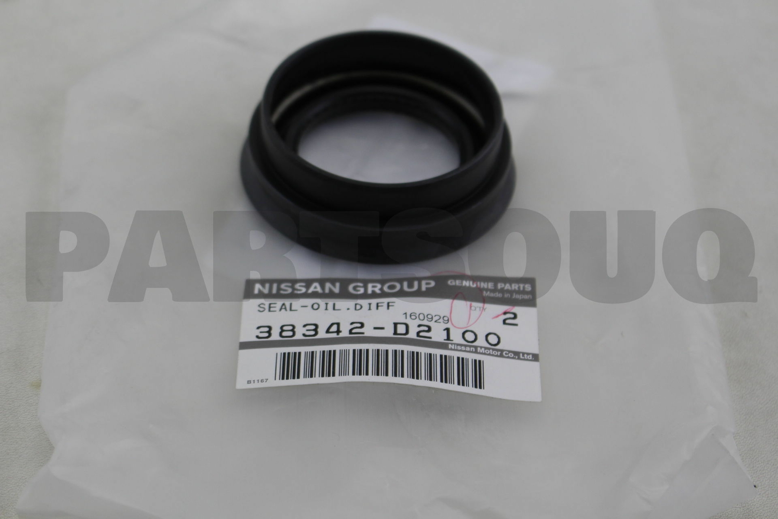 38342D2100 Genuine Nissan SEAL-OIL,DIFFERENTIAL CLUTCH HOUSING 38342 ...