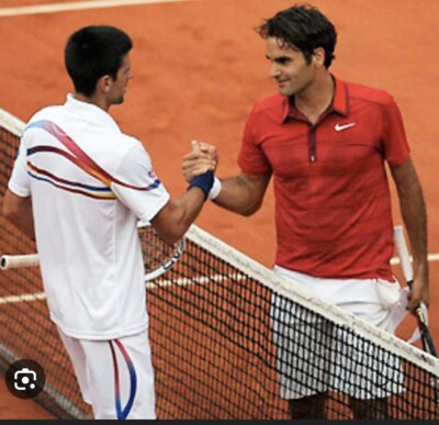 Nike Roger Federer RF 2011 French Open Polo Tennis Shirt Large