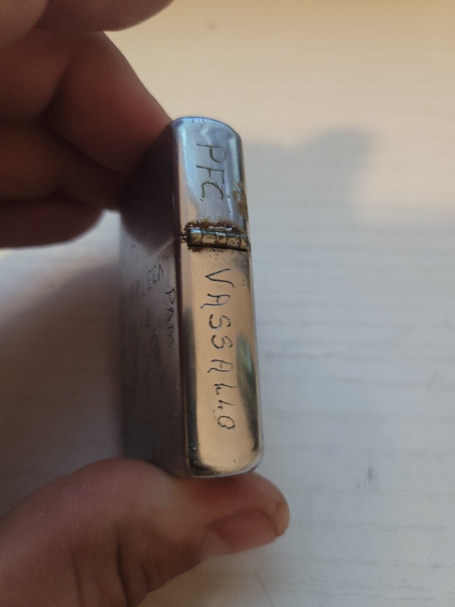 M 40 × 60 ゴッホ イーブイ ジクレー 証明書 Vintage Zippo 1968 Lighter USMC Small EGA Emblem Eagle Globe