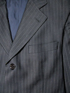 Button Suit Jacket Sport Coat 40R 