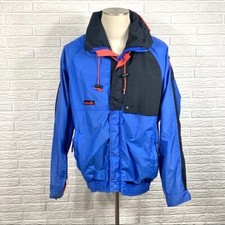 Vintage Windbreaker Mens Jacket Blue Black Red Size Extra Large 