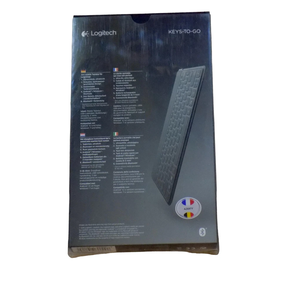 Logitech Keys-to-Go Portable Keyboard French Layout - Image 4 of 4