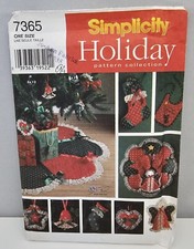 Vintage Simplicity Holiday Pattern Collection Pattern 7365 (1996) - UNCUT 