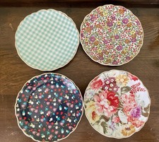 Marks And Spencer M&S Pretty Set Of Four Tea/side Plate 