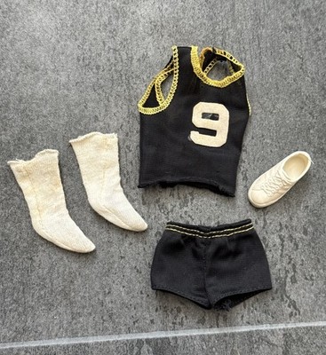 Big Jim Action Set Basketball Black Fashion Kleidung 70er