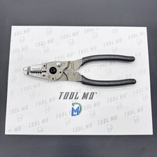 Snap-on Tools Usa New Dark Titanium 9 Wire Stripper Cutter Crimper Pwcs9acf