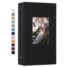 Vienrose Linen Photo Album 300 Pockets for 4x6 Photos Fabric Cover Photo Books S