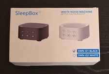 SleepBox White Noise Machine Model SWN-01 Black