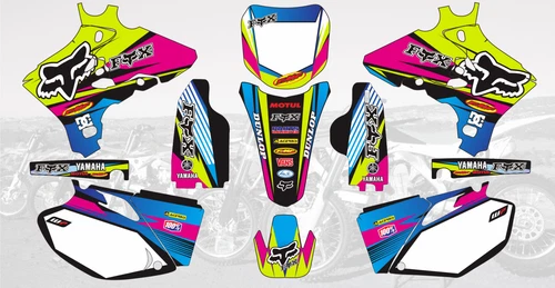 5484 GRAPHICS KIT FOR YAMAHA YZF 250 450 YZ250F YZ450F 2003 2004 2005