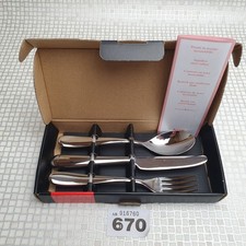 Alessi Nuovo Milano Stainless Steel 3-Piece Cutlery Set 1304202 New