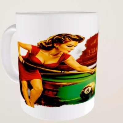 Billard Tasse   das perfekte Geschenk für echte Billard Liebhaber